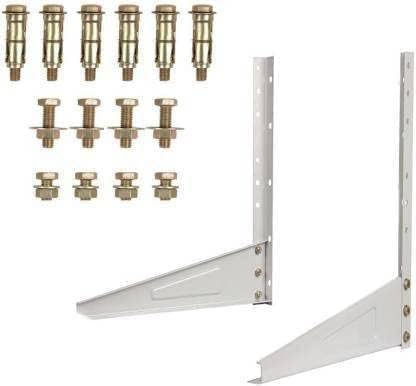 Sirotia (24 INCH) Heavy Duty AC Outdoor Unit Stand – Universal Wall Mount Bracket for Split AC (Steel, Rust-Proof, 1.5 Ton Capacity)