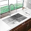 SIROTIA 32" X 20" X 10" Single Bowl Kitchen Sink Matte Finish With 304 Grade Stainless Steel