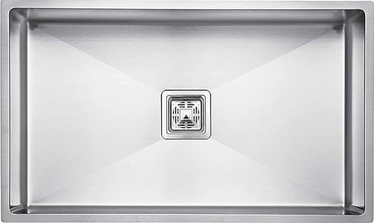 SIROTIA 32" X 20" X 9" Single Bowl Kitchen Sink Matte Finish With 304 Grade Stainless Steel